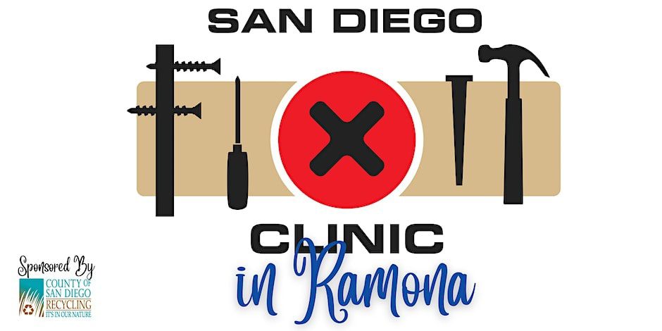 Banner: SD Fix-it Clinic in Ramona